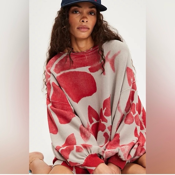 Free People PAINTERS GARDEN PULLOVER NWT
UNAVAILABLE ONLINE IN RED SZ- MEDIUM - Picture 2 of 4